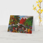 放牧グリーティングカード カード (黄色い花)