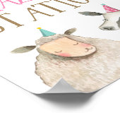 放牧ステーションファームアニマルズバーンガール誕生日 ポスター (角)