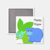 放牧ハッピーヒッポ マグネット (正面/裏面)