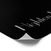 放牧ポニー、ファインアート写真 ポスター (角)