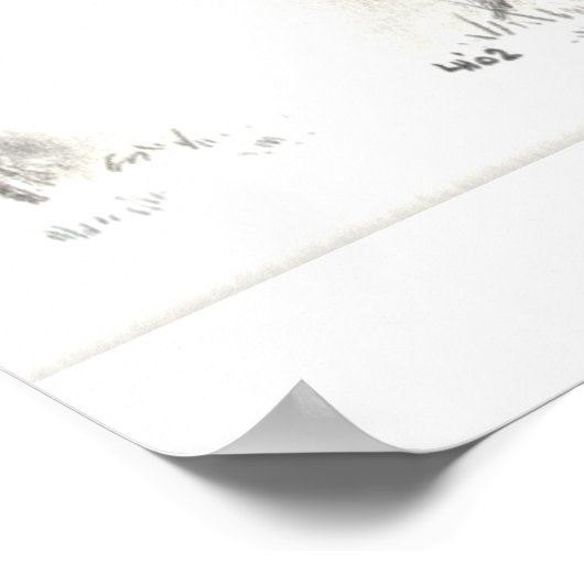 放牧ポニー ポスター (角)