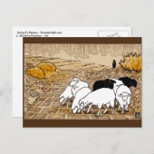 放牧中 ポストカード (正面/裏面)