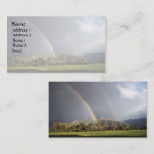 放牧地上の虹 名刺 (正面/裏面)