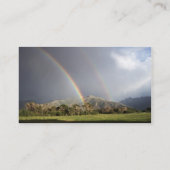 放牧地上の虹 名刺 (裏面)