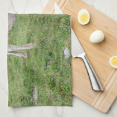 放牧牛のキッチンタオル キッチンタオル (四つ折り)