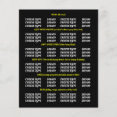 放牧牛、チーズモンガー広告ズ チラシ (裏面)