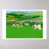 放牧牛 ポスター (正面)