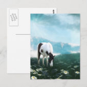 放牧絵を描馬 ポストカード (正面/裏面)