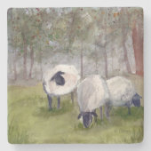 放牧羊 ストーンコースター (正面)