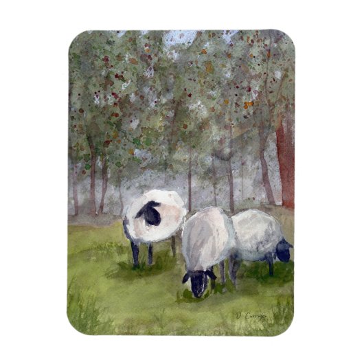 放牧羊 マグネット (縦)