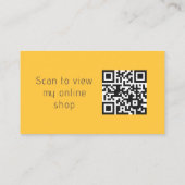 放牧羊QRコード編み物名刺 名刺 (裏面)