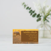 放牧羊QRコード編み物名刺 名刺 (スタンド正面)