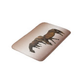 放牧馬動物風呂マット バスマット (アングル)