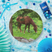 放牧馬紙プレート ペーパープレート (パーティー)