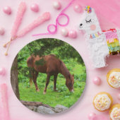 放牧馬紙プレート ペーパープレート (パーティー)