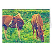 放牧馬 (正面横)