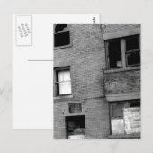 放置されたアパートメント 賃貸 ポストカード (正面/裏面)