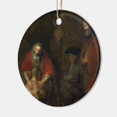 放蕩な息子のリターン、c.1668-69 セラミックオーナメント (左)