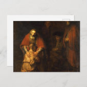 放蕩息子の帰還絵画 ポストカード (正面/裏面)