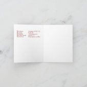 放蕩息子の帰還 カード (内部)