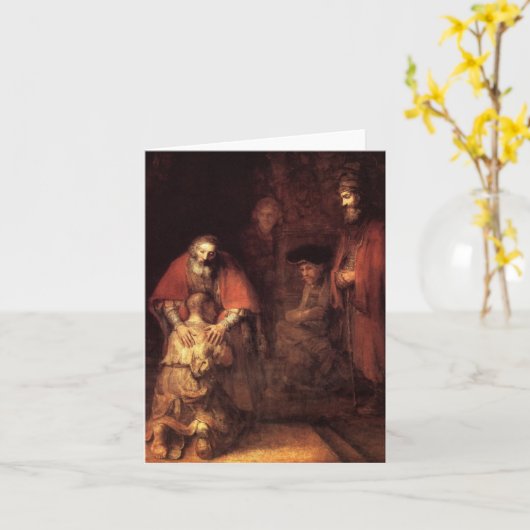 放蕩息子の帰還 カード (黄色い花)