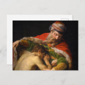 放蕩息子の帰還、1773年ポンペオこうもり ポストカード (正面/裏面)