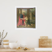 放蕩息子の帰還、1823 (カンバの油) ポスター (キッチン)