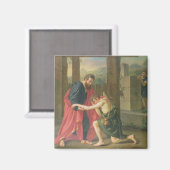 放蕩息子の帰還、1823 (カンバの油) マグネット (正面/裏面)