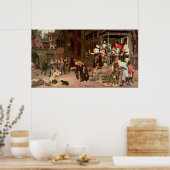 放蕩息子の帰還、1862年 ポスター (キッチン)