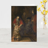 放蕩息子の帰還、c.1668-69 カード (黄色い花)