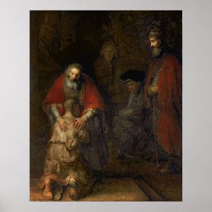 放蕩息子の帰還、c.1668-69 ポスター