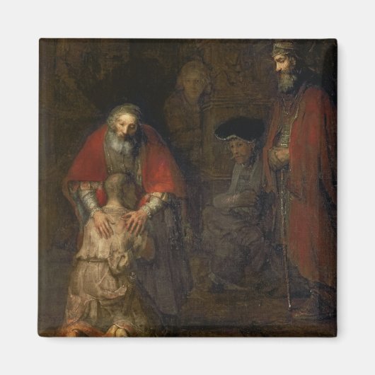 放蕩息子の帰還、c.1668-69 マグネット (正面)