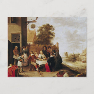 放蕩息子の饗宴， 1644 ポストカード