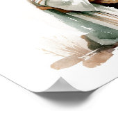 放蕩息子ウォーターカラーアートの寓話 ポスター (角)