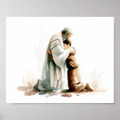 放蕩息子ウォーターカラーアートの寓話 ポスター (正面)