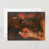 放蕩息子レンブラントの帰りのはがき ポストカード (正面/裏面)