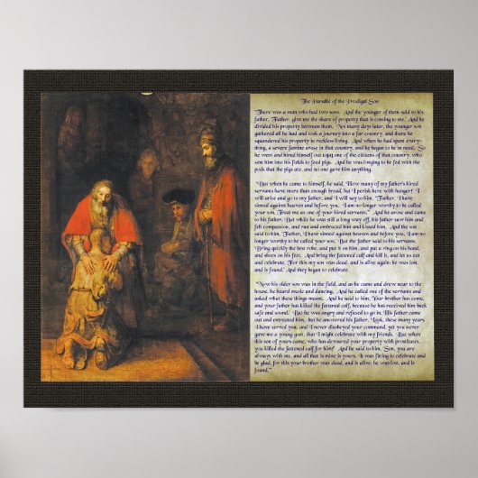 放蕩息子。 ポスター (正面)