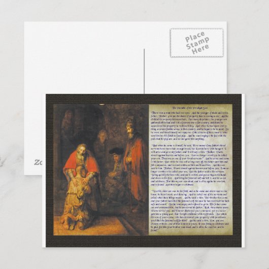 放蕩息子。 ポストカード (正面/裏面)