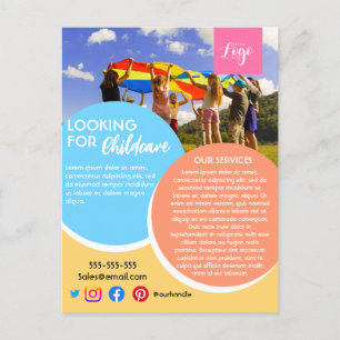 放課後のベビーシッターの保育生活の親切さ ポストカード