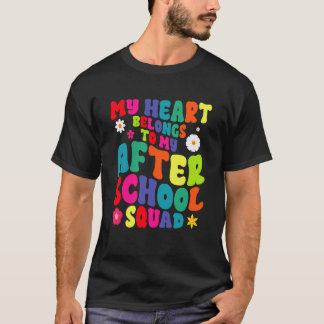 放課後スクワッド マイハートスクワッド 放課後プログラム Tシャツ