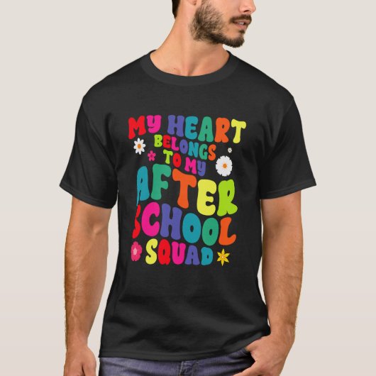 放課後スクワッド マイハートスクワッド 放課後プログラム Tシャツ (正面)