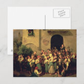 放課後、1844年 ポストカード (正面/裏面)