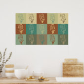 放送技ポップ・アートの術 ポスター (キッチン)