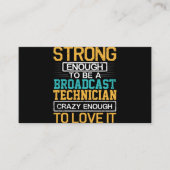 放送技熱狂する術士になるほどの技術者 名刺 (正面)