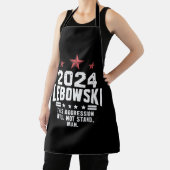 政おもしろい治的レボウスキー選挙投票2024 エプロン (インサイチュ)