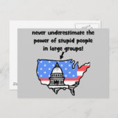 政おもしろい策 ポストカード (正面/裏面)