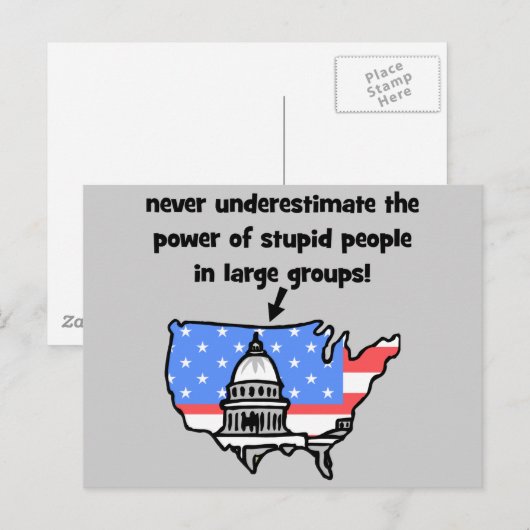 政おもしろい策 ポストカード (正面/裏面)