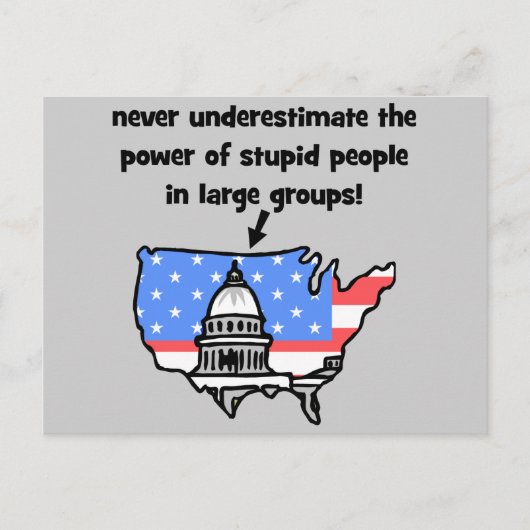 政おもしろい策 ポストカード (正面)