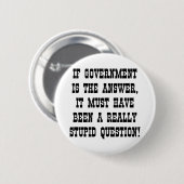 政もし府の答え 缶バッジ (正面&裏面)