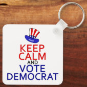 政保治的な民主おもしろい党 キーホルダー (裏面)